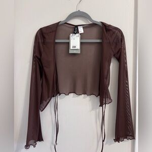 H&M mesh cardigan- NWT